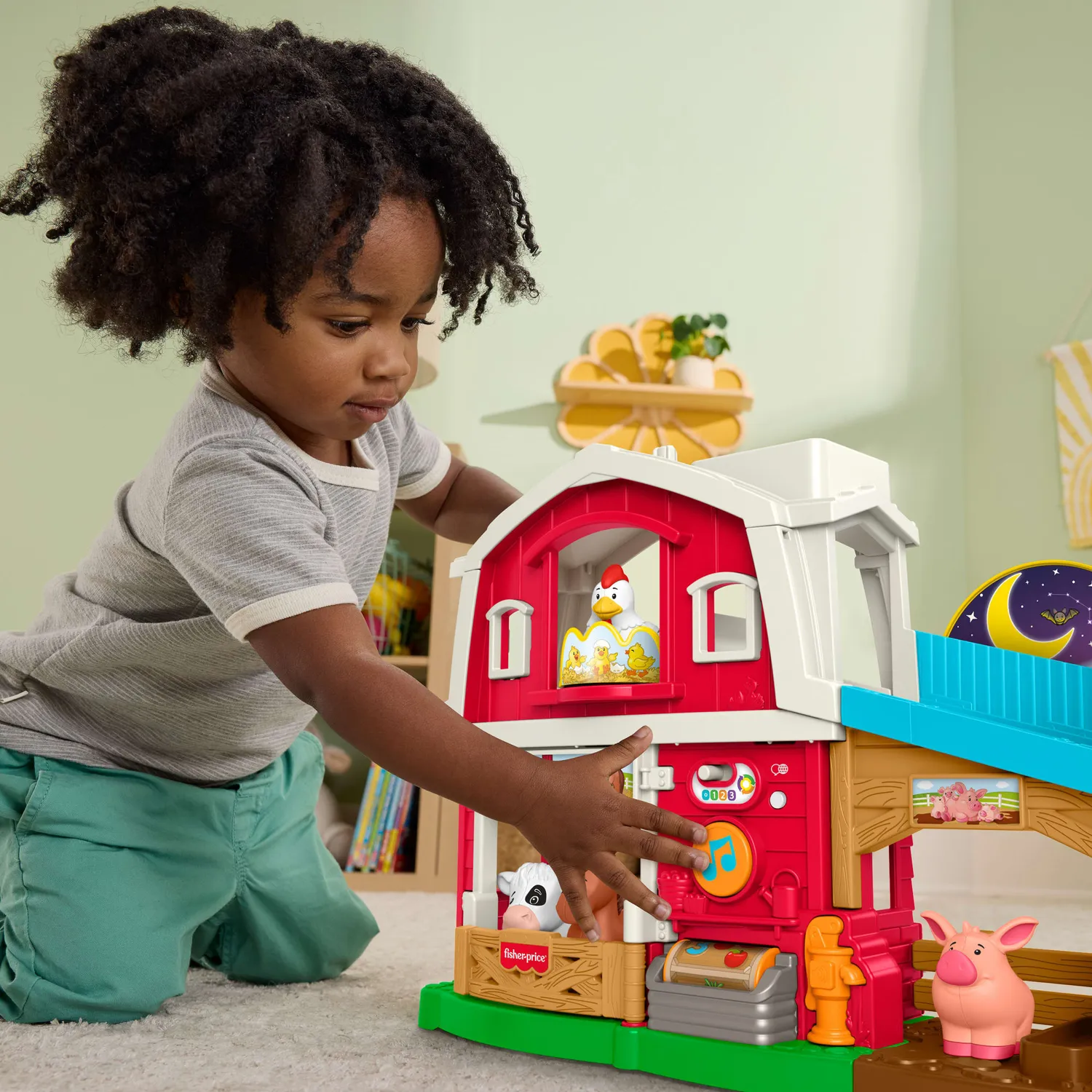 Fisher-Price Little People Boerderij speelset 5-delig Nederlands