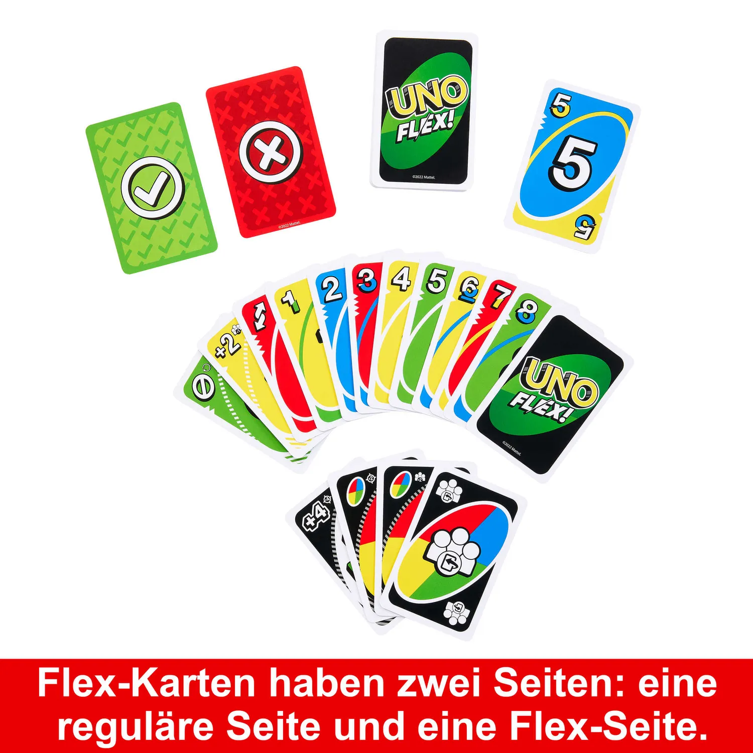 UNO Flex kaartspel met flex-kaarten