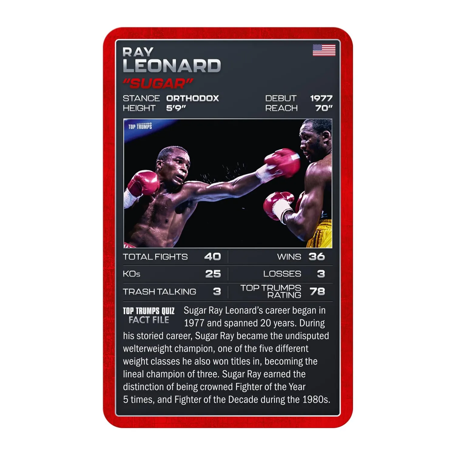 Top Trumps Boxing Icons kaartspel 30 kaarten boksers