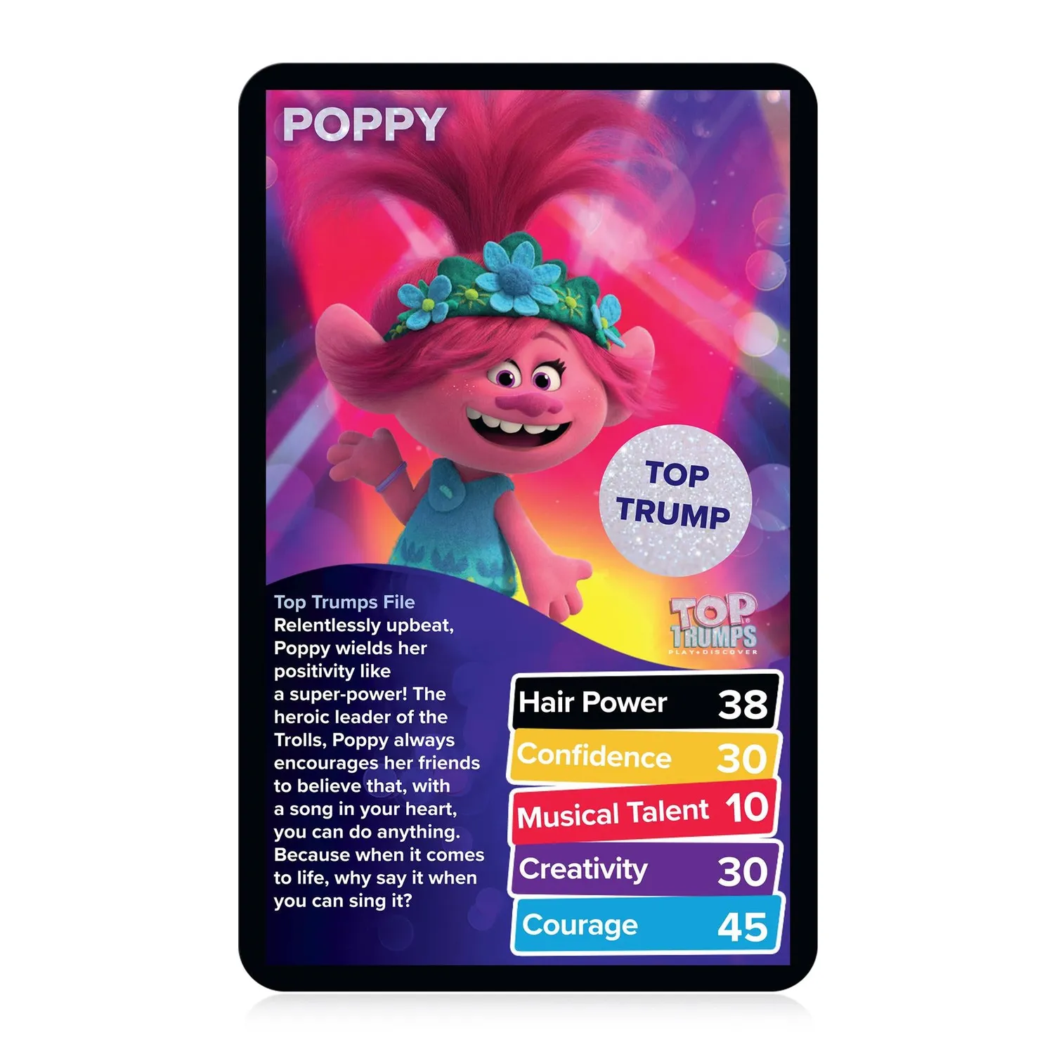 Top Trumps Trolls World Tour kaartspel muziek