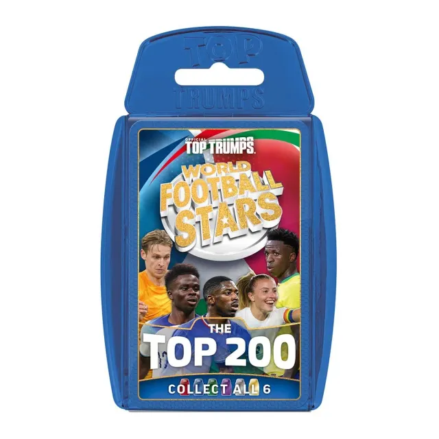 Top Trumps World Football Stars kaartspel Chrome Blue