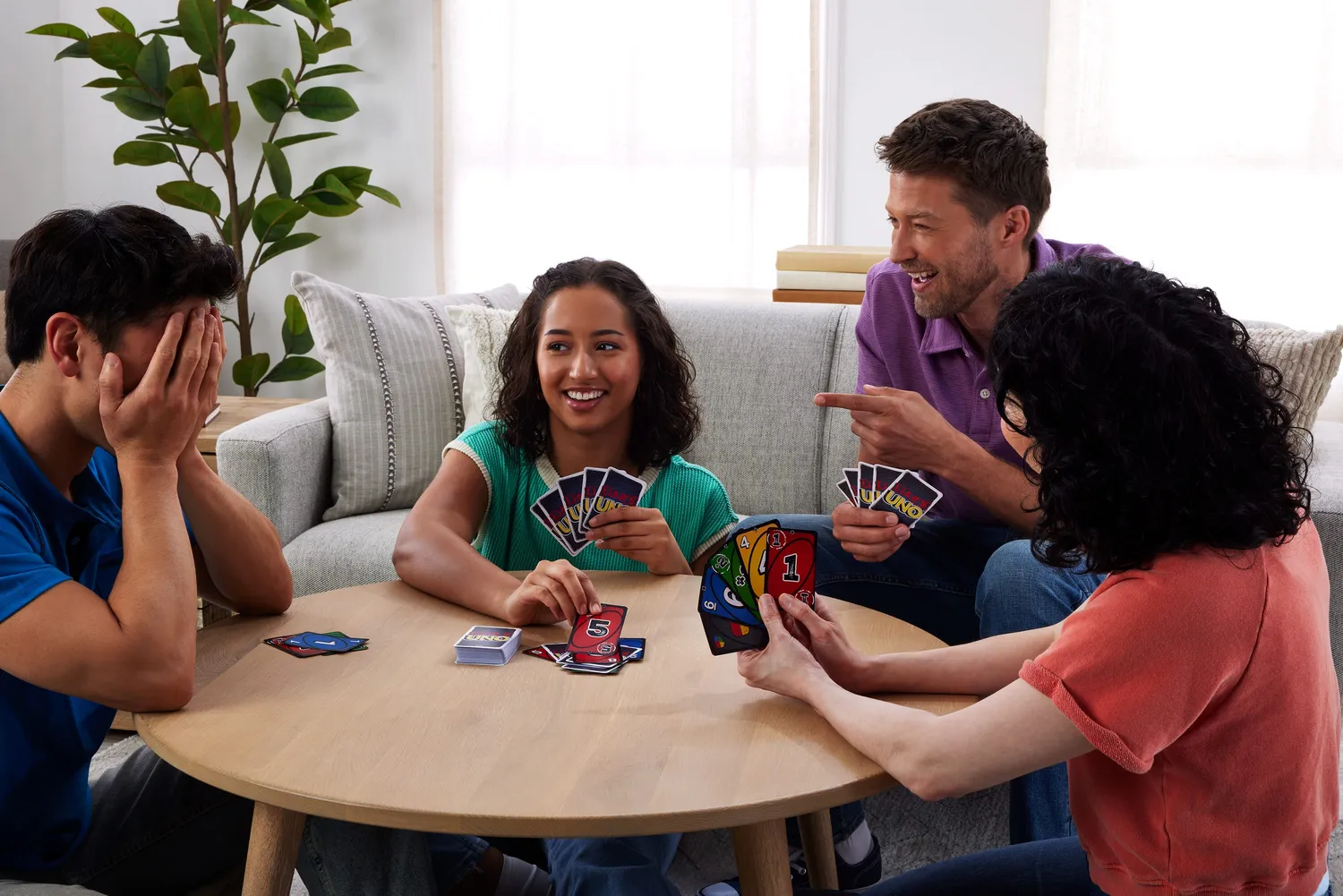 UNO Voor Bluffers kaartspel blufeditie families 7+
