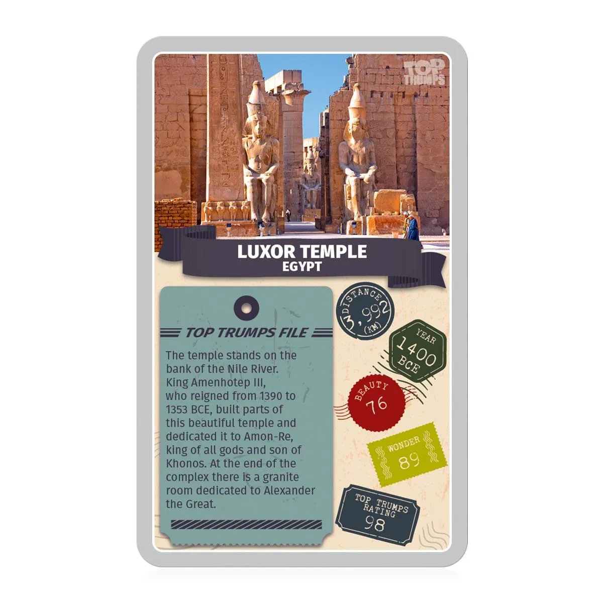 Top Trumps Monuments of the World kaartspel