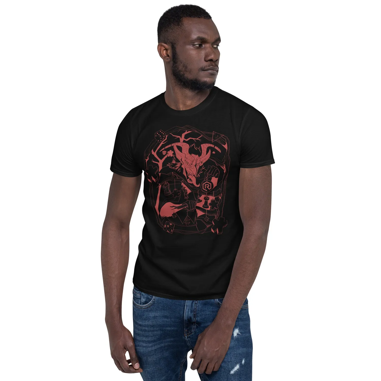 Roll A Crit Decorating Krampus T-shirt katoen unisex
