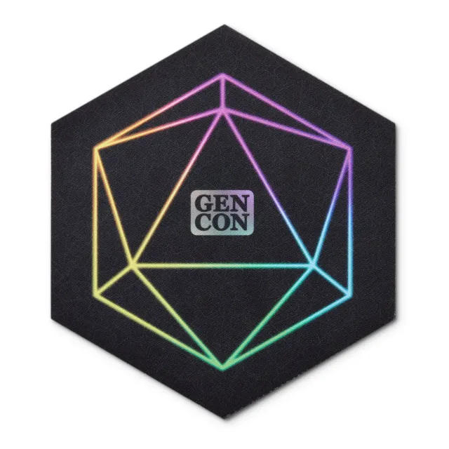 Roll A Crit Gen Con D20 8 Hex Muismat 8 inch Neopreen