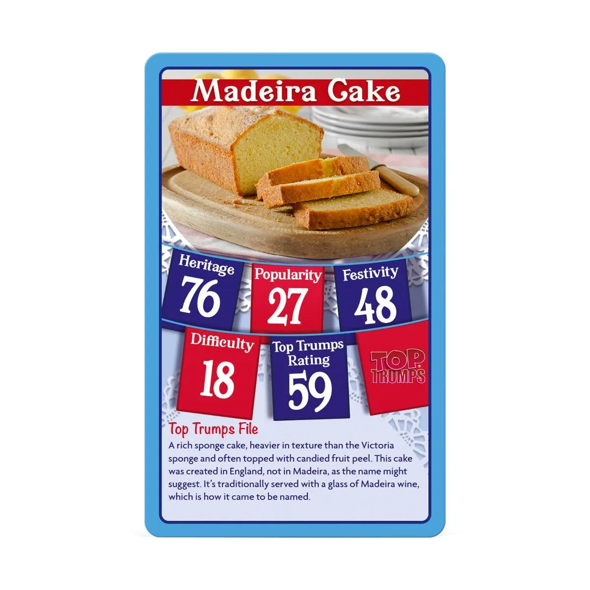 Top Trumps Great British Bakes kaartspel 30 kaarten