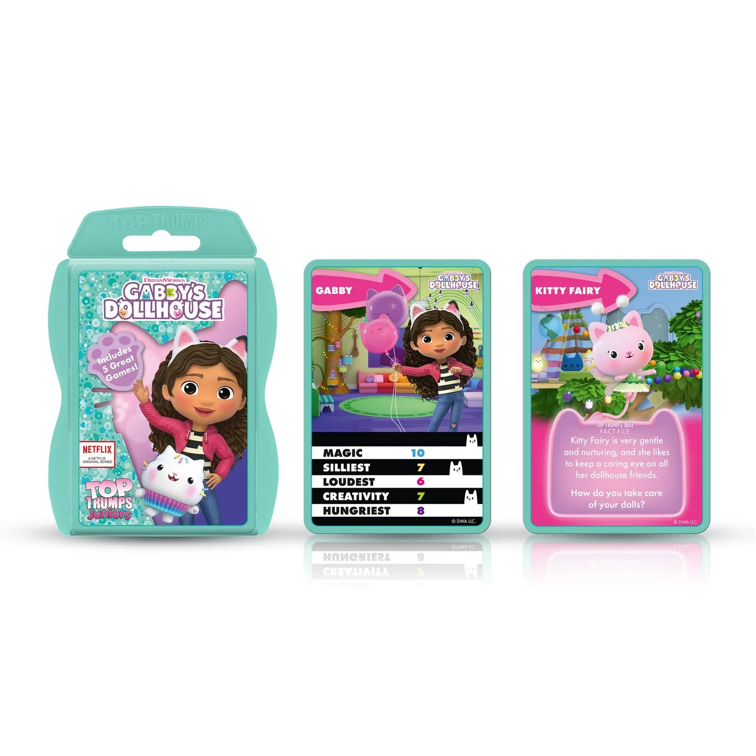 Top Trumps Junior Gabby's Dollhouse kaartspel 3+