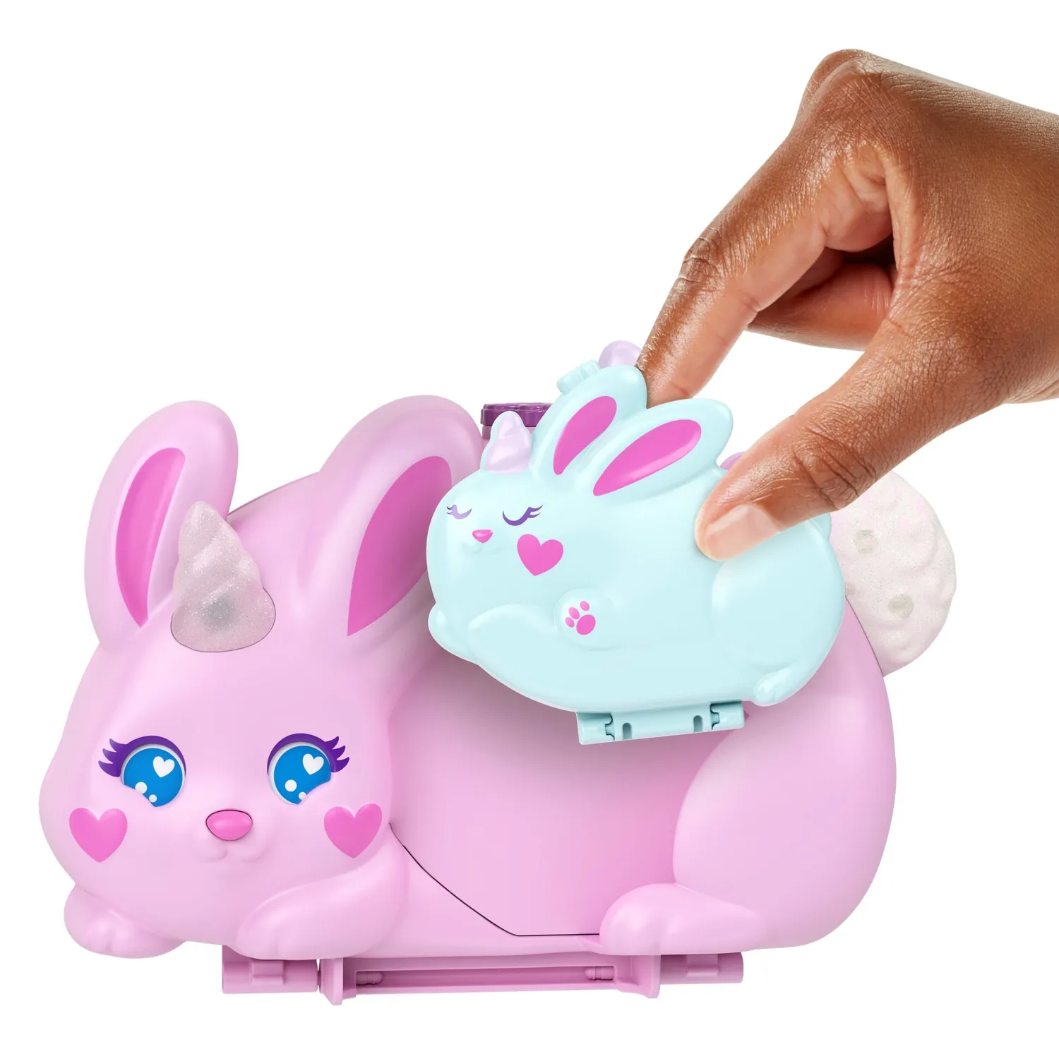 Polly Pocket Bunny Fun 2-in-1 Speelset Konijn 2 Poppen