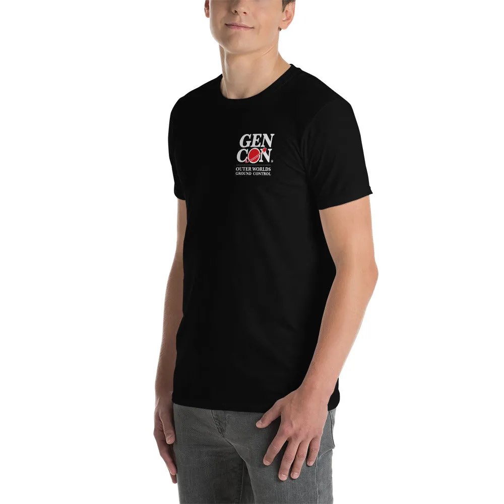 Roll A Crit Outer Worlds T-shirt Ground Control zwart