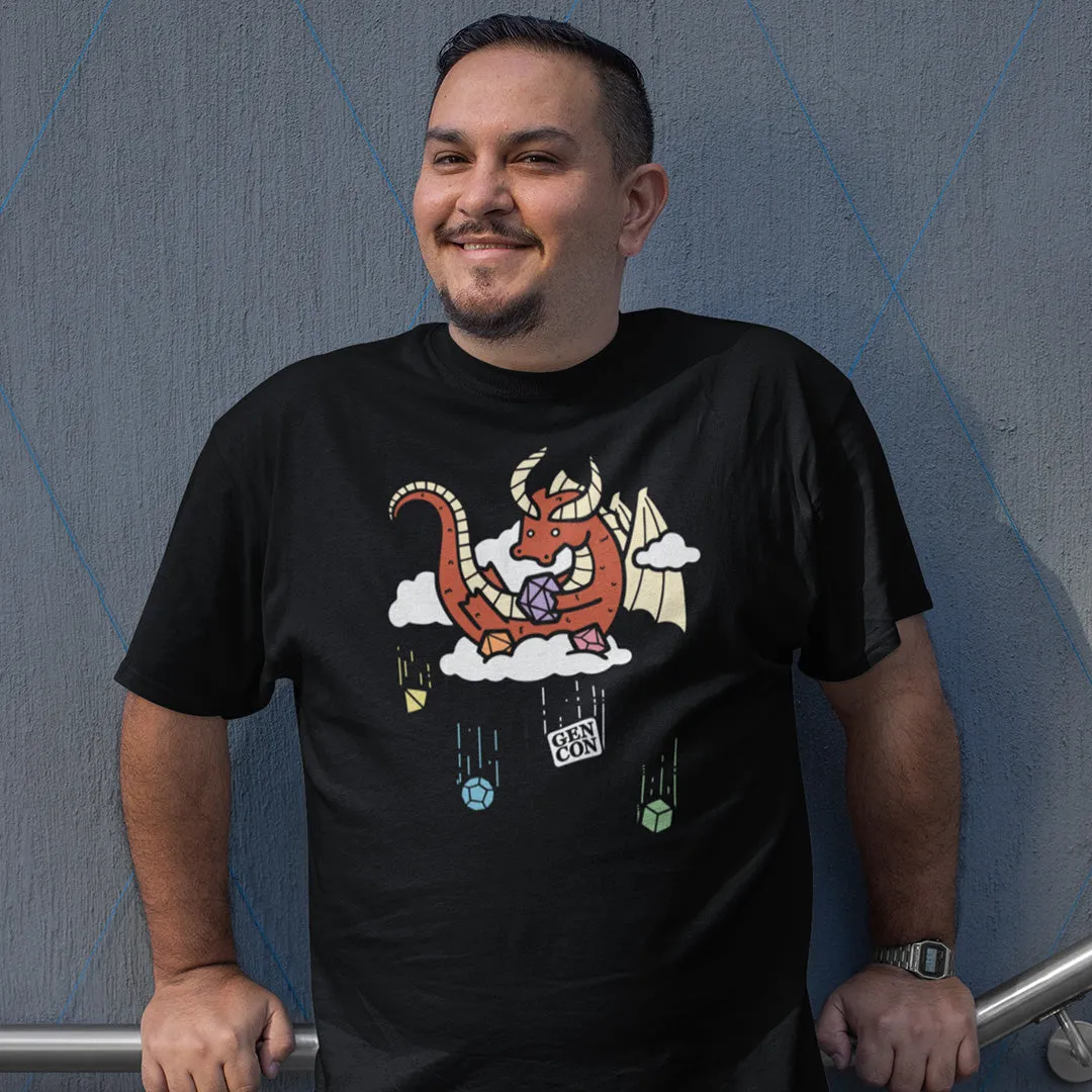 Roll A Crit Gen Con Skyrolling Genevieve T-shirt zwart katoen
