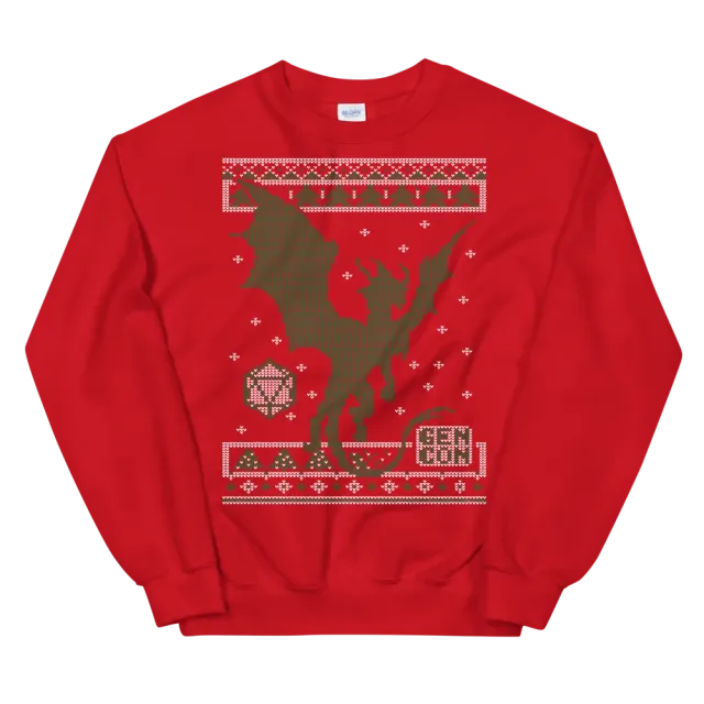 Gen Con Holiday sweater zwart katoenmix