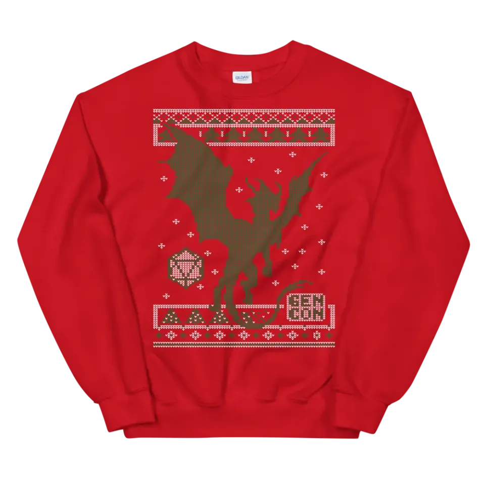 Gen Con Holiday sweater zwart katoenmix