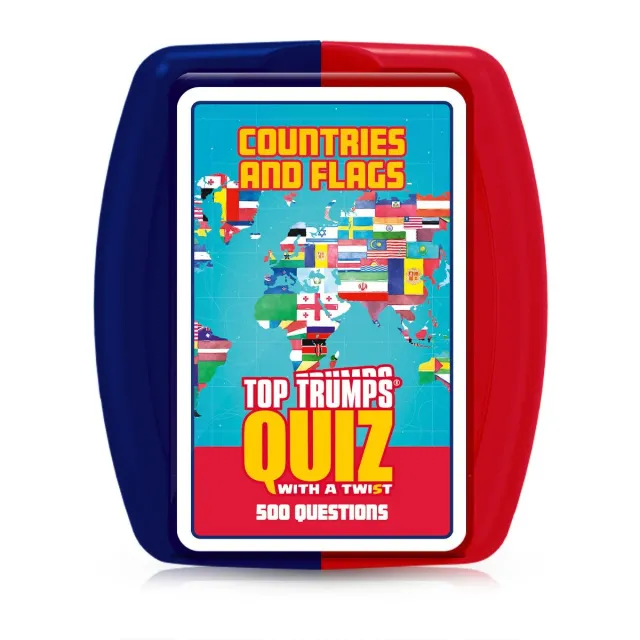 Top Trumps Quiz Countries & Flags kaartspel 500 vragen