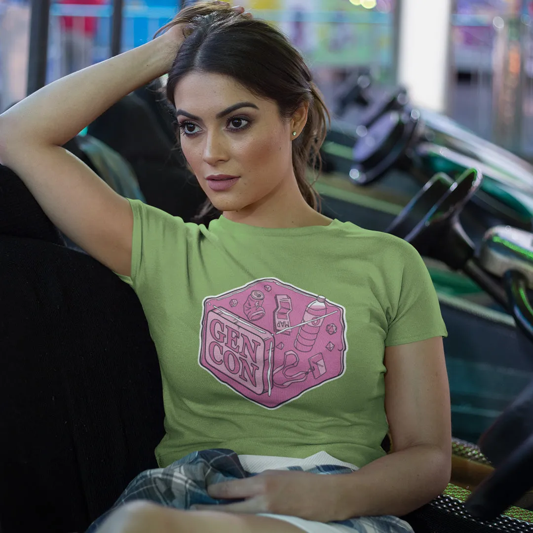Gen Con Pink Gelatinous Cube femme T-shirt katoen