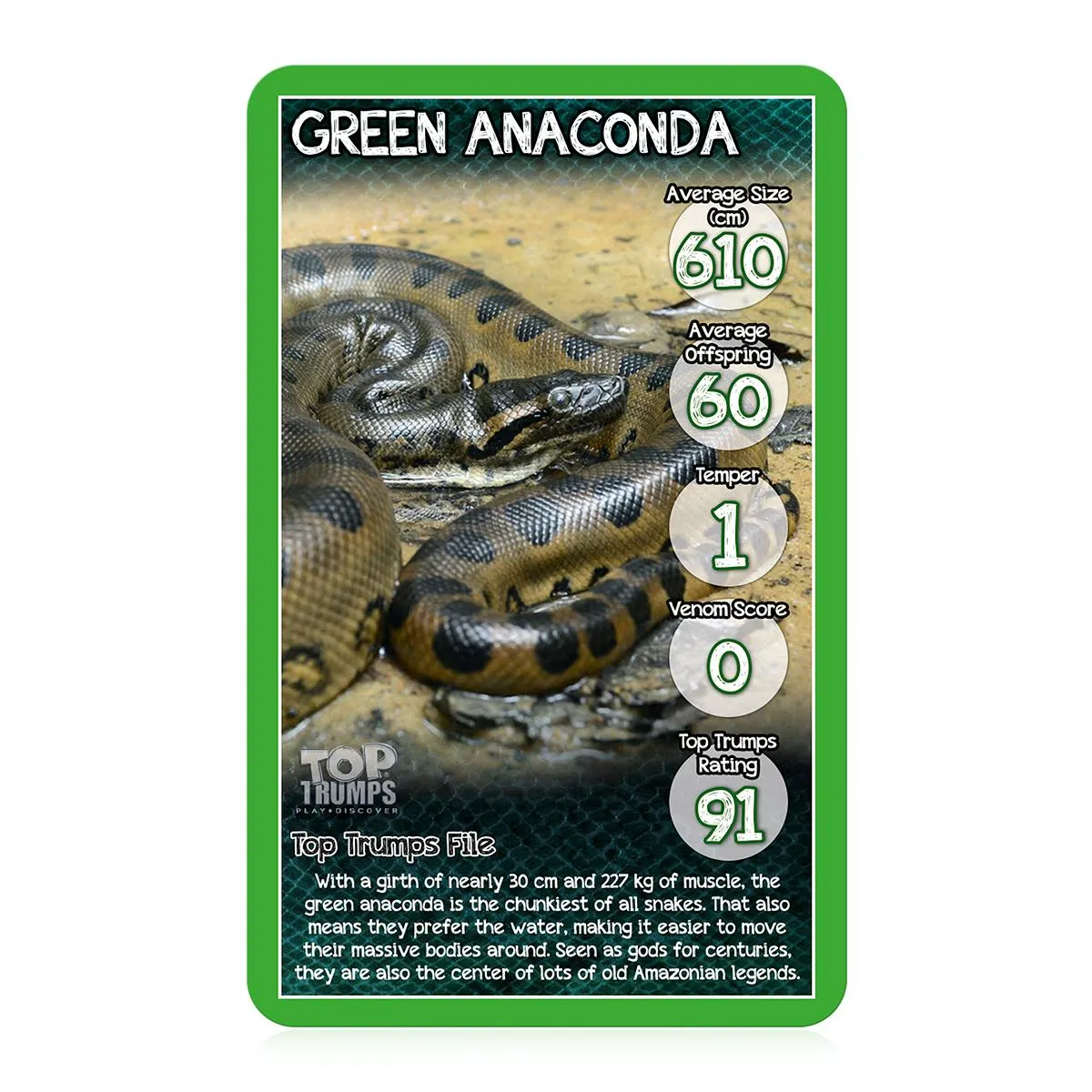 Top Trumps Snakes kaartspel slangen