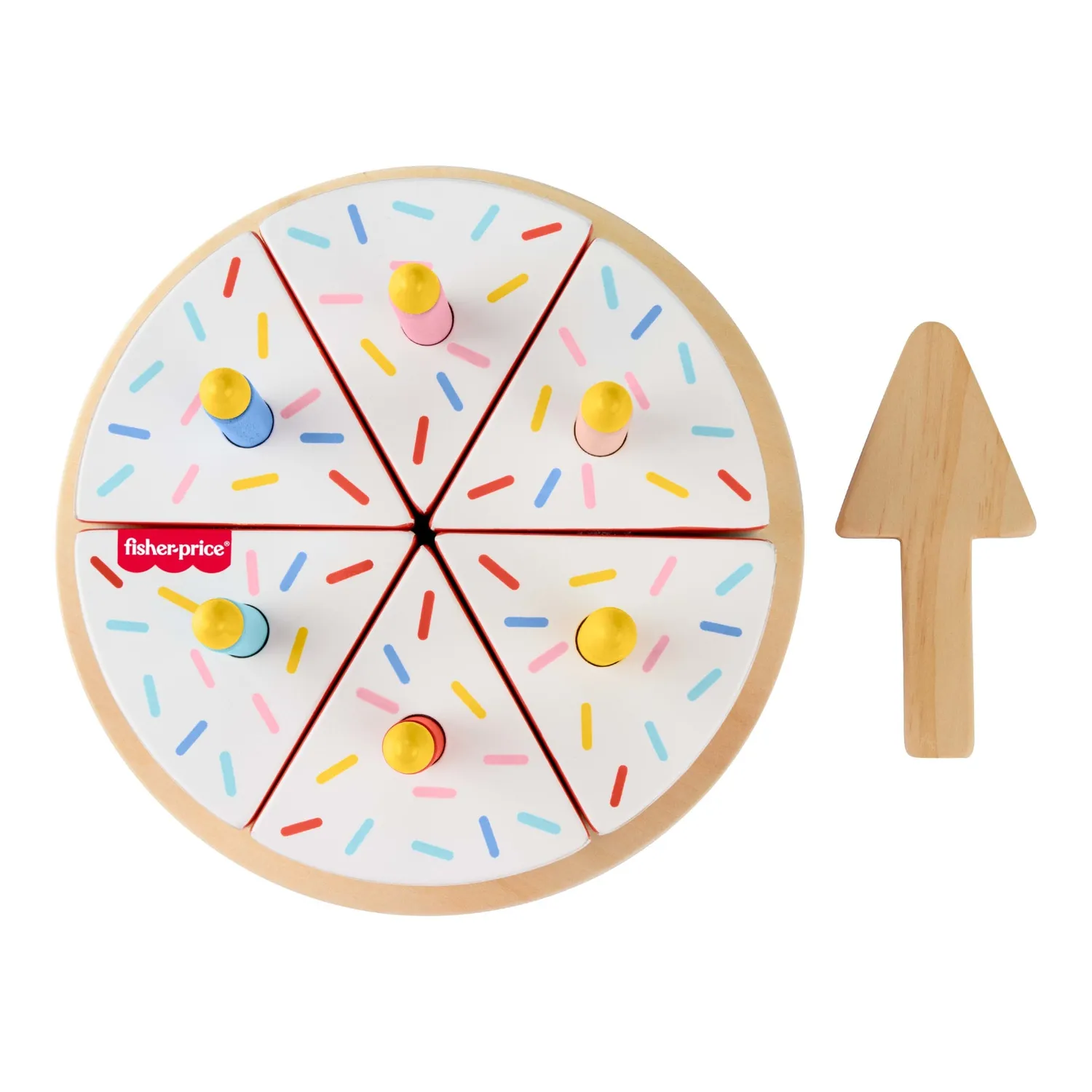 Fisher-Price Houten Verjaardagstaart speelset 14-delig