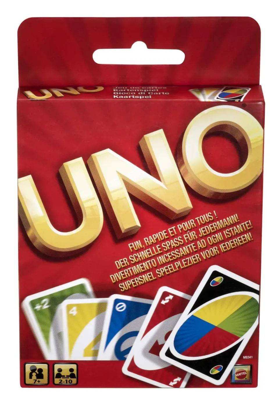 UNO Classic kaartspel met eigen regels