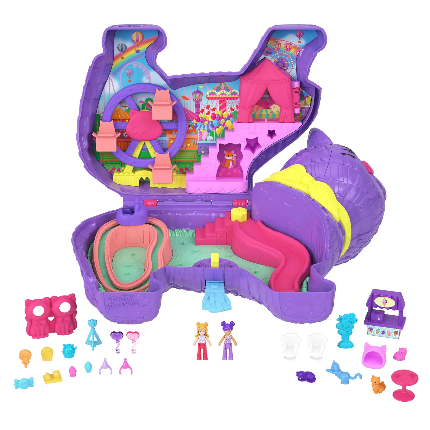 Polly Pocket Katje playset met 2 poppen