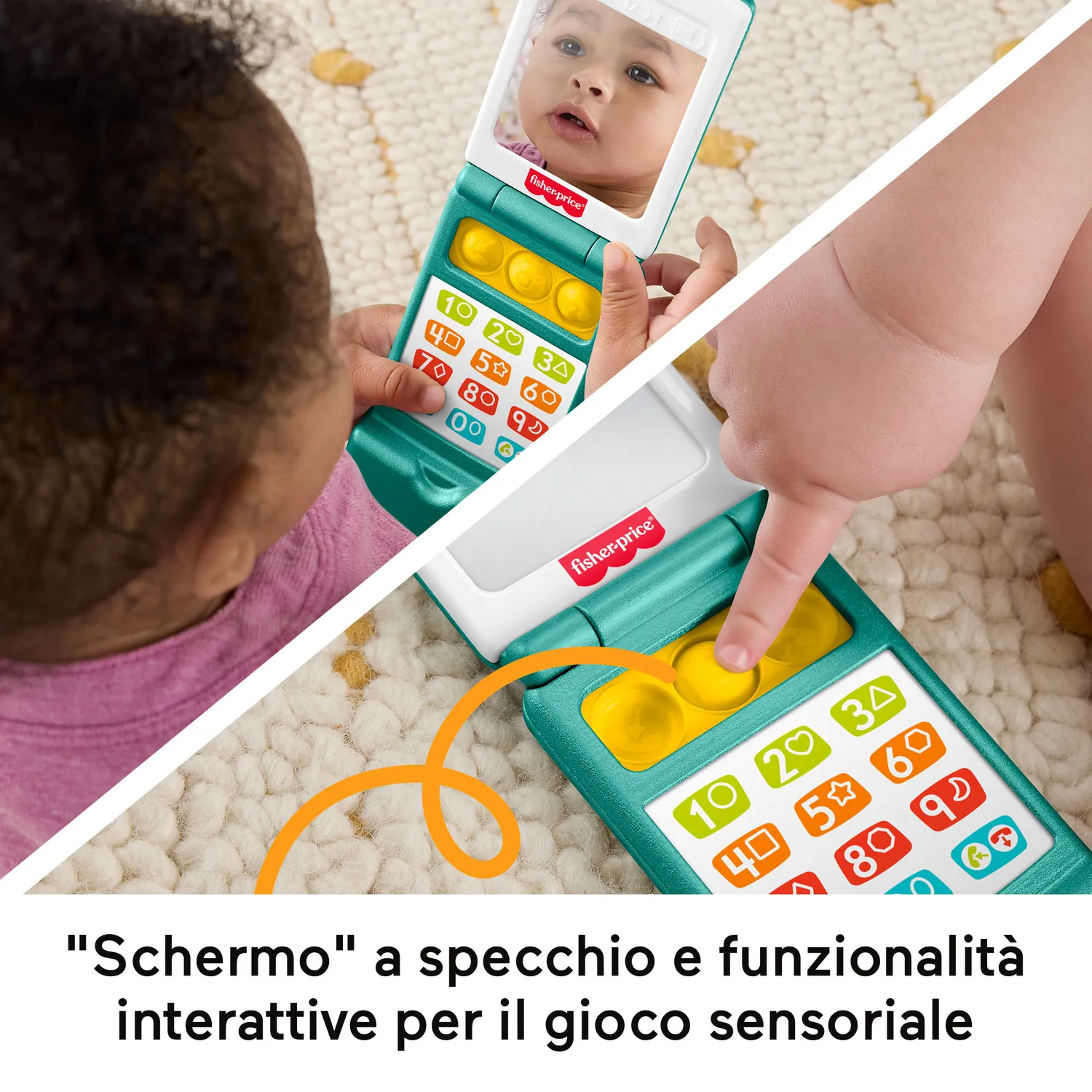 Fisher-Price Laugh & Learn speelgoedtelefoon meertalig baby