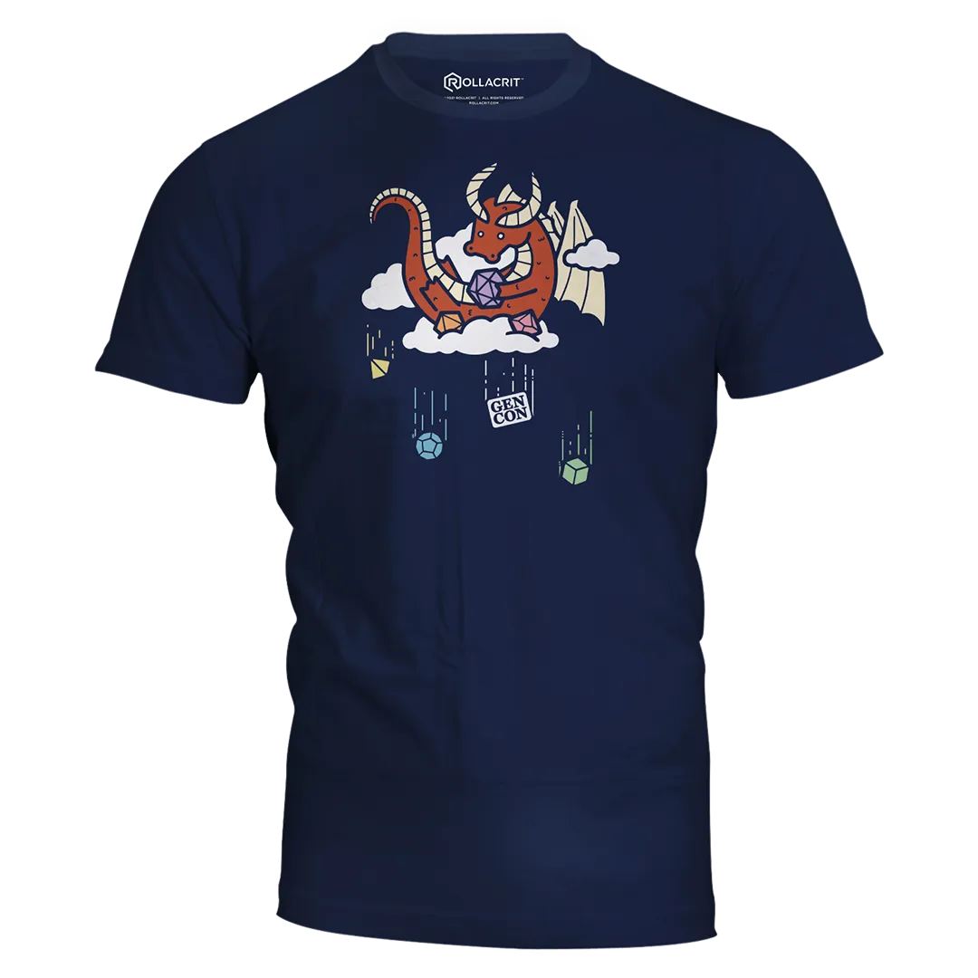 Roll A Crit Gen Con Skyrolling Genevieve T-shirt zwart katoen