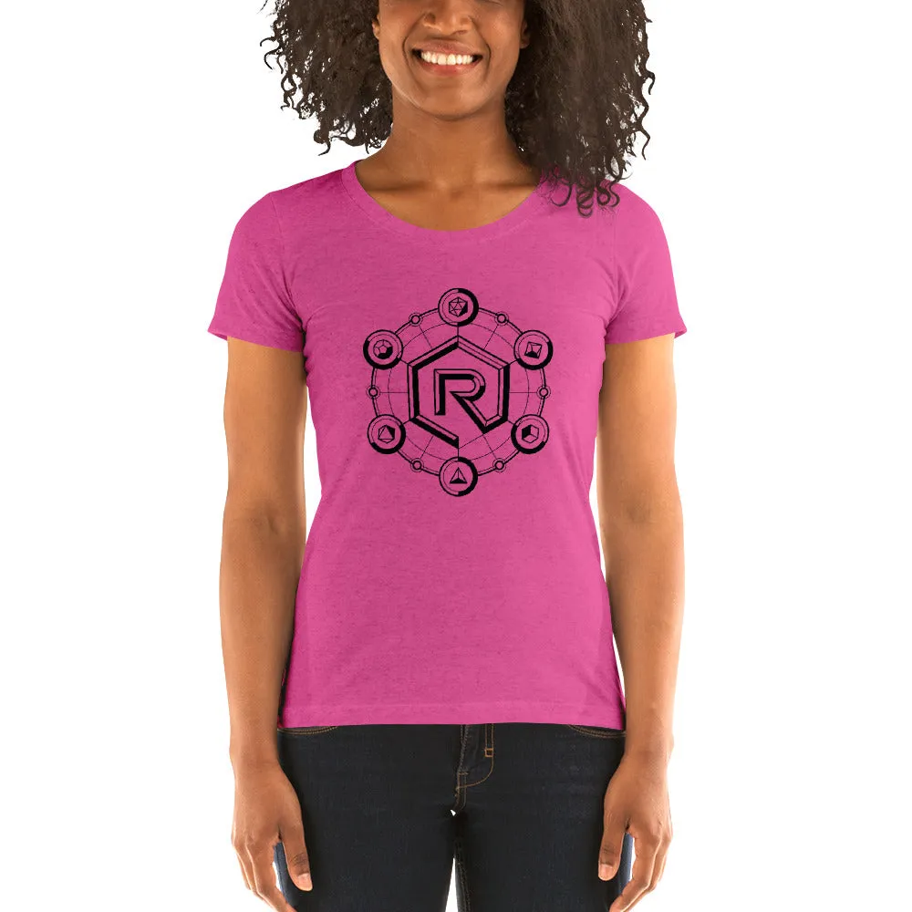 Roll A Crit Phases of Crit T-shirt fitted berry triblend