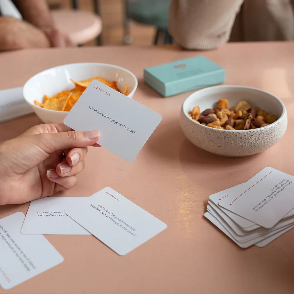 Vertellis Vrijdag Vragen kaartspel 52 vragen