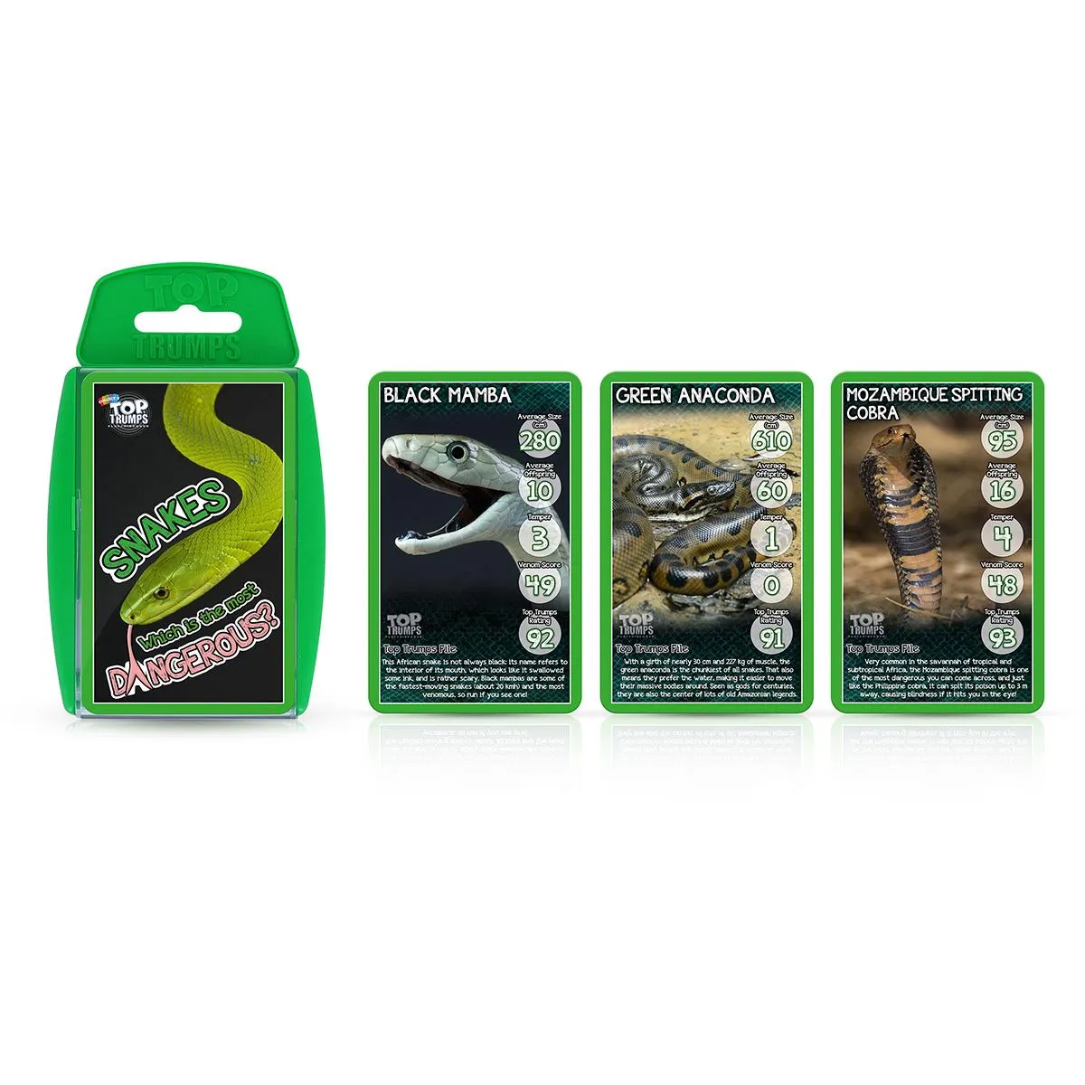 Top Trumps Snakes kaartspel slangen