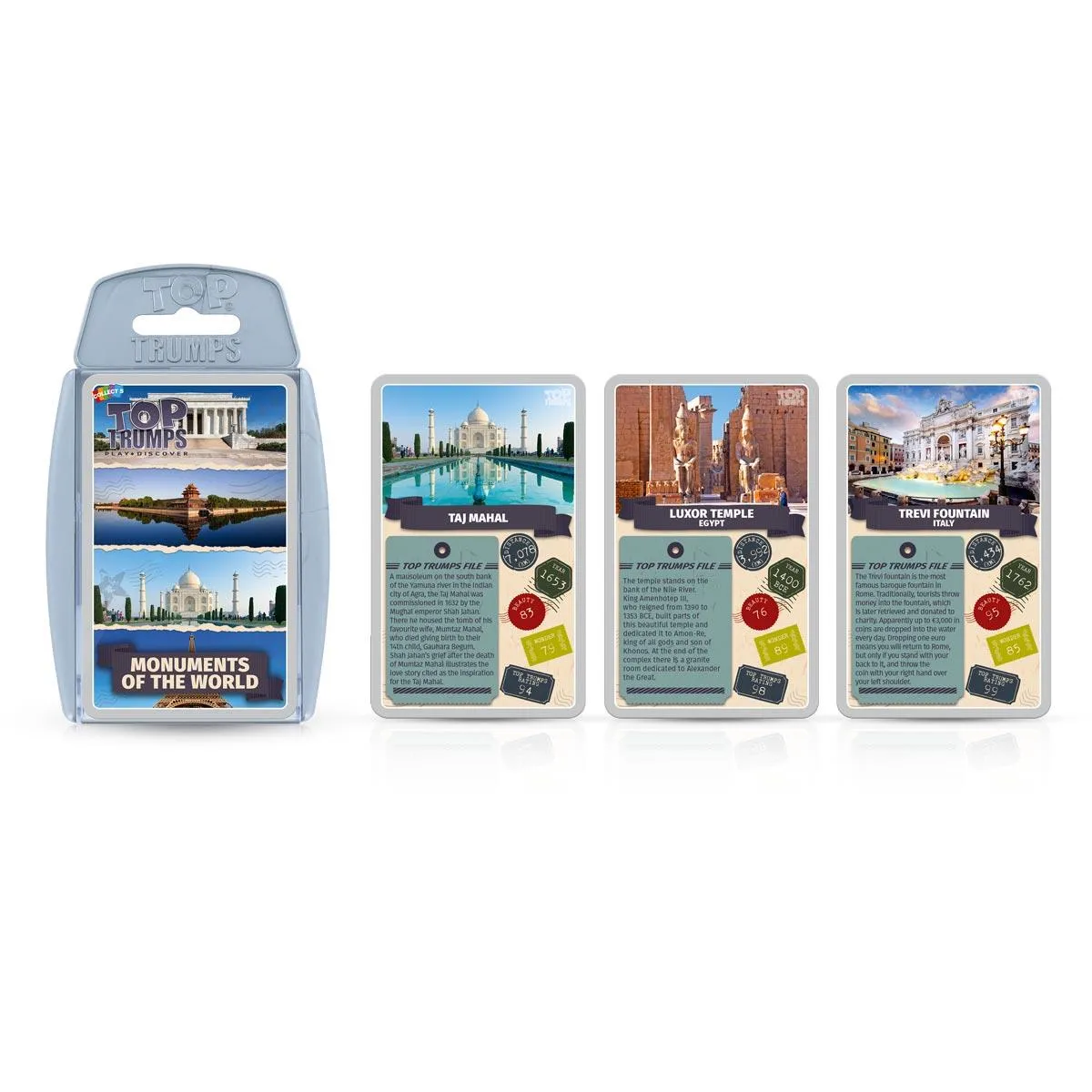 Top Trumps Monuments of the World kaartspel
