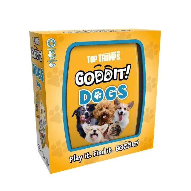 Top Trumps Goddit Dogs puzzelspel blik 55 kaarten
