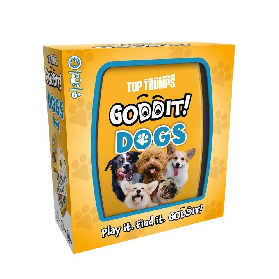 Top Trumps Goddit Dogs puzzelspel blik 55 kaarten