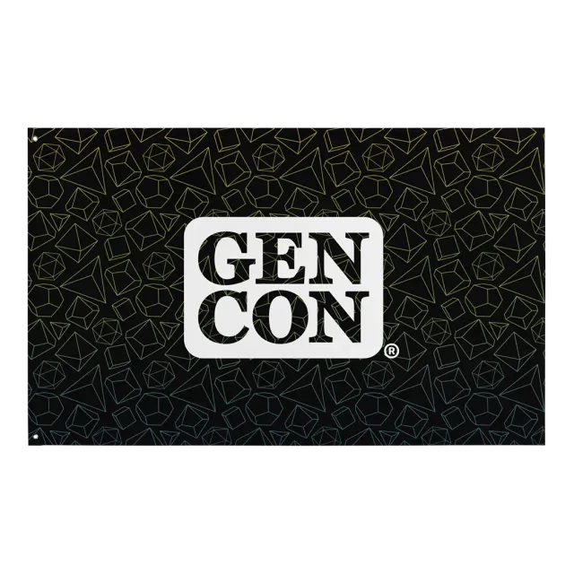 Gen Con Dice Pattern vlag polyester