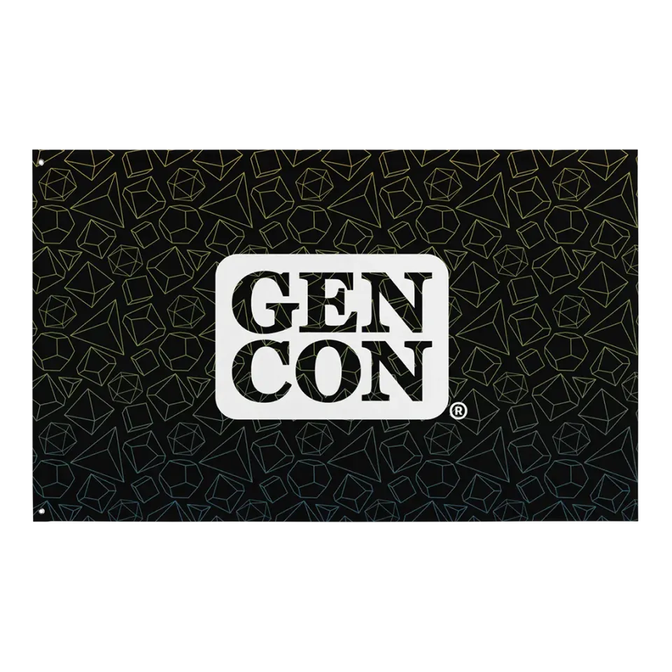 Gen Con Dice Pattern vlag polyester