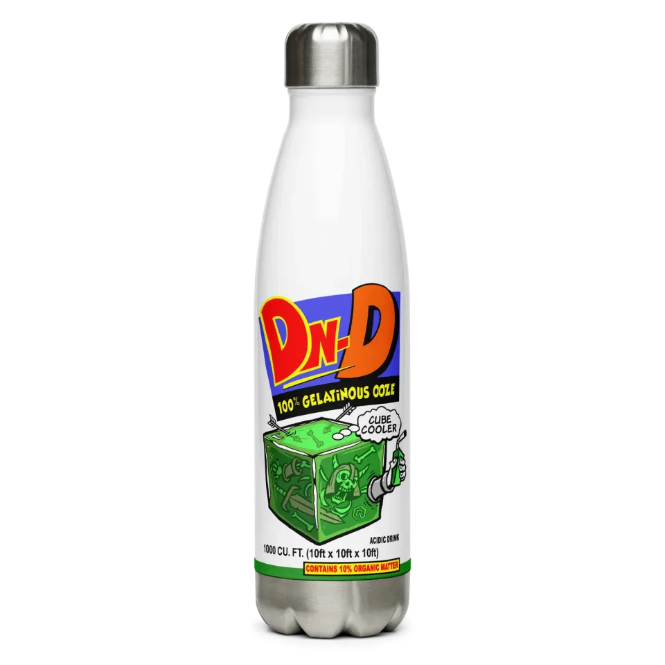 Roll A Crit Gelatinous Cubic Cooler fles 500 ml wit