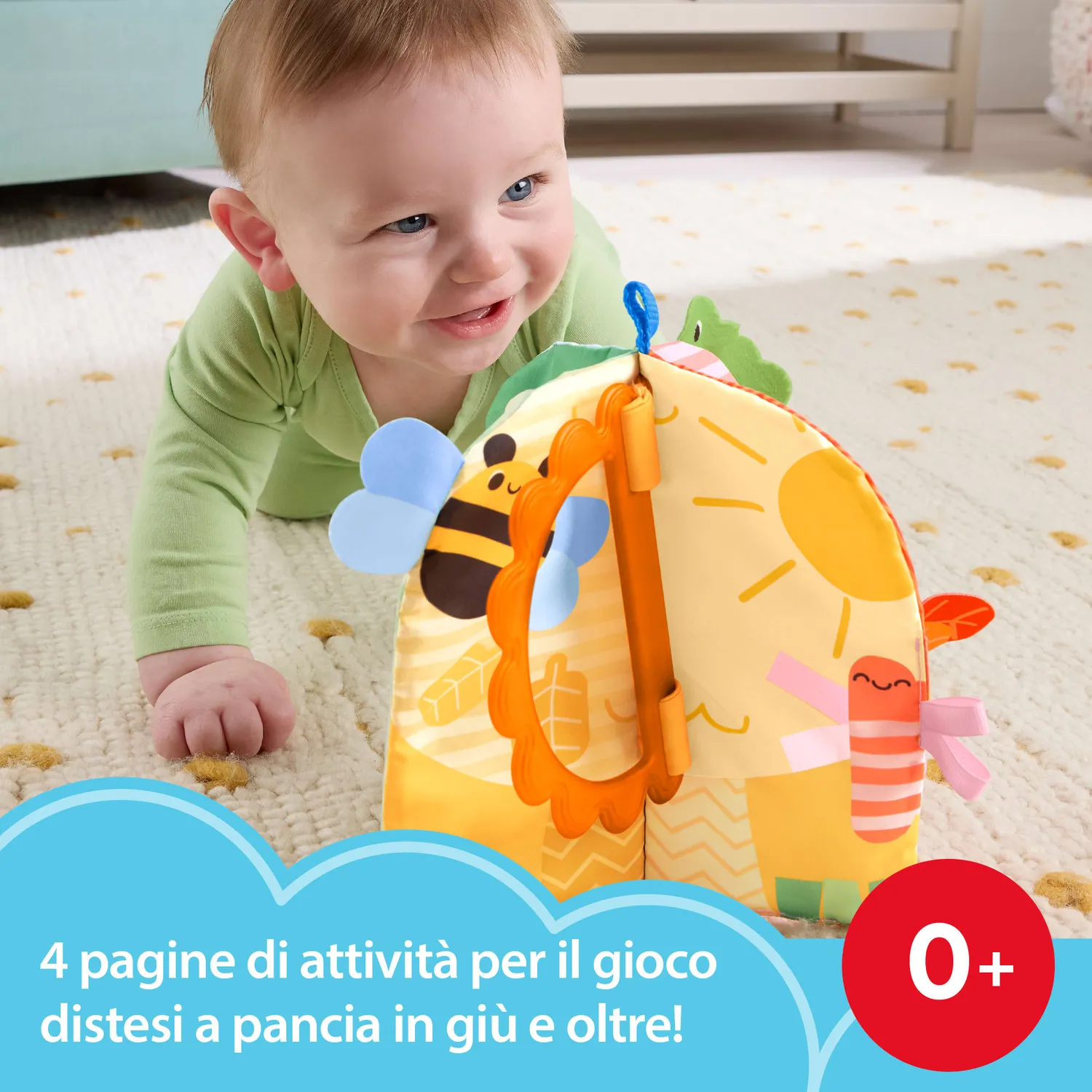 Fisher-Price Sensorische Seizoenen babyboekje zacht speelgoed