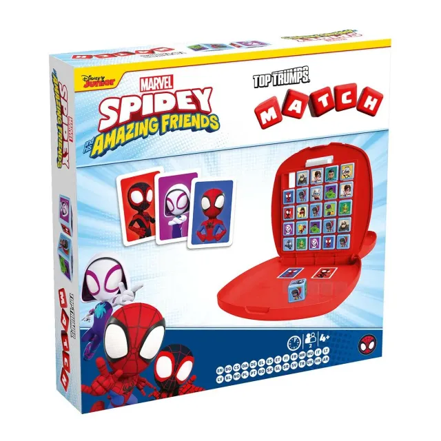 Top Trumps Match Spidey kubusspel 25 kubussen familiespel