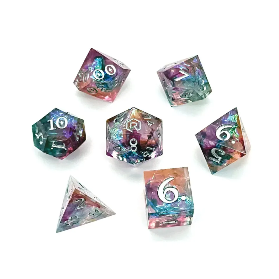 Roll A Crit Galactic Day dobbelsteenset 7-delig scherp