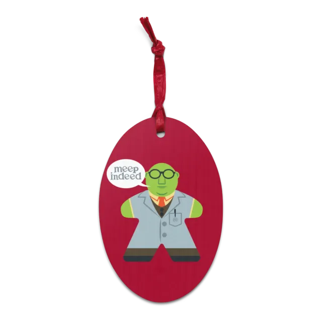Roll A Crit Mupple Meeple Indeed ornament magneet hout