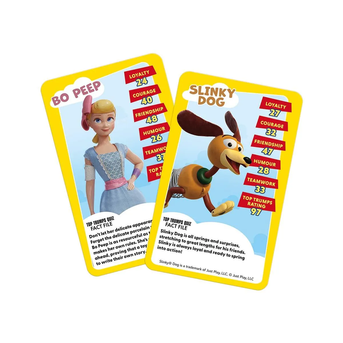 Top Trumps Toy Story kaartspel met Woody en Buzz