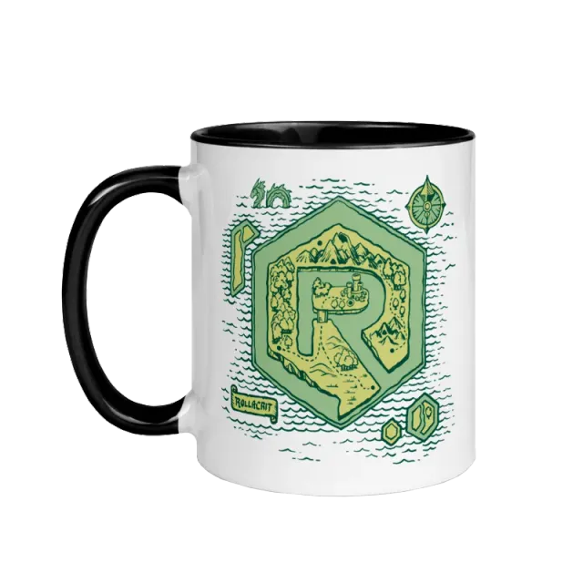 Roll A Crit Island Mug Mok Keramiek