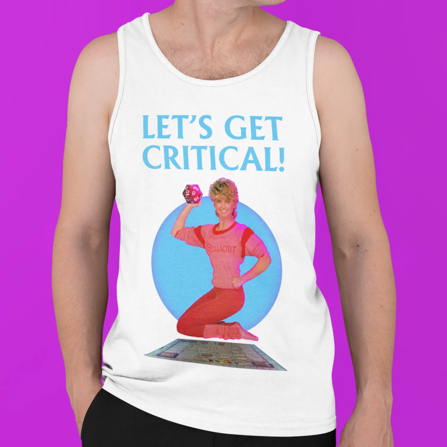 Roll A Crit Let's Get Critical tanktop unisex