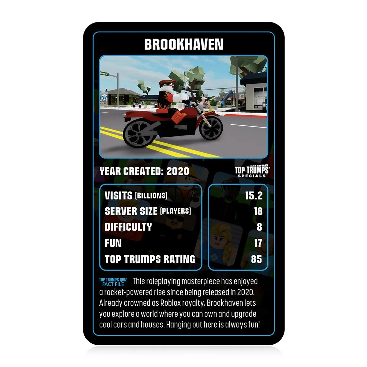Top Trumps Guide to Roblox kaartspel 30 kaarten