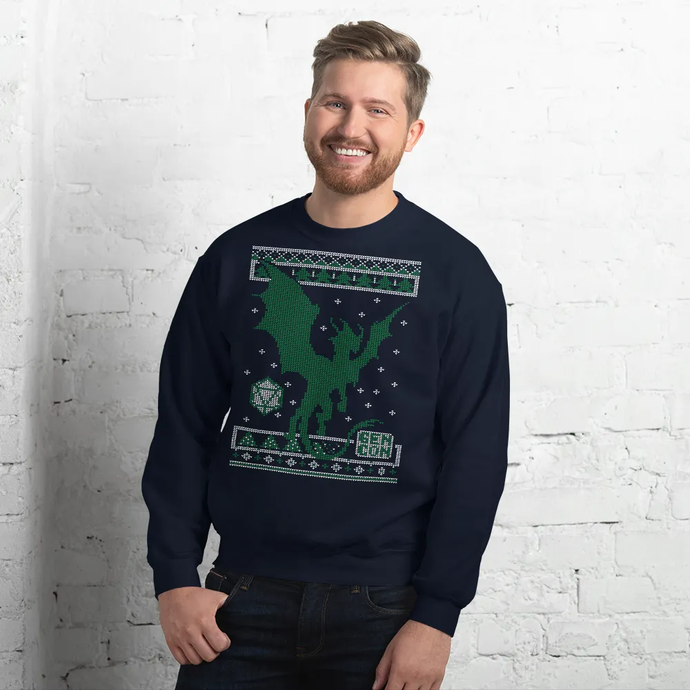 Gen Con Holiday sweater zwart katoenmix