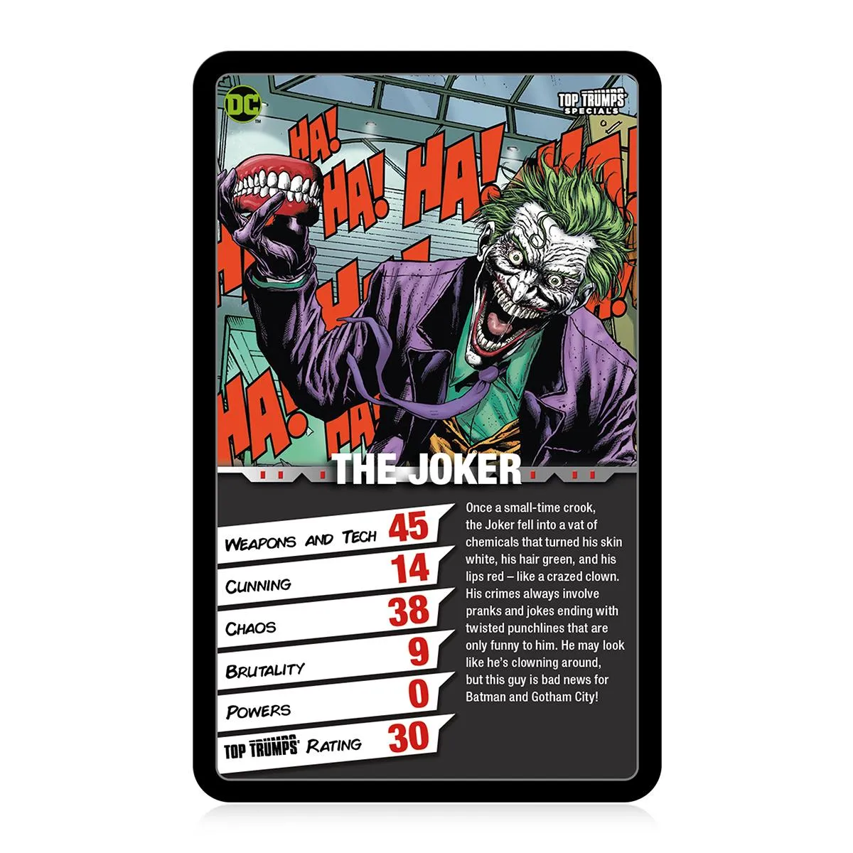Top Trumps DC Super Villains kaartspel schurken