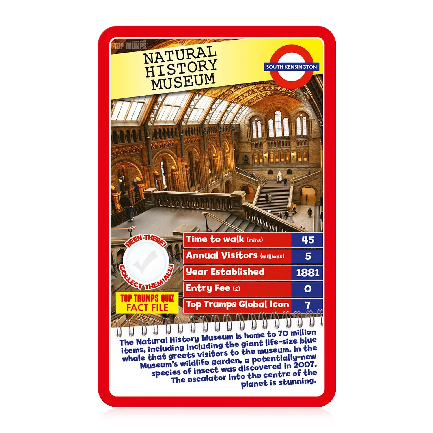 Top Trumps London 30 Things to See kaartspel bezienswaardigheden