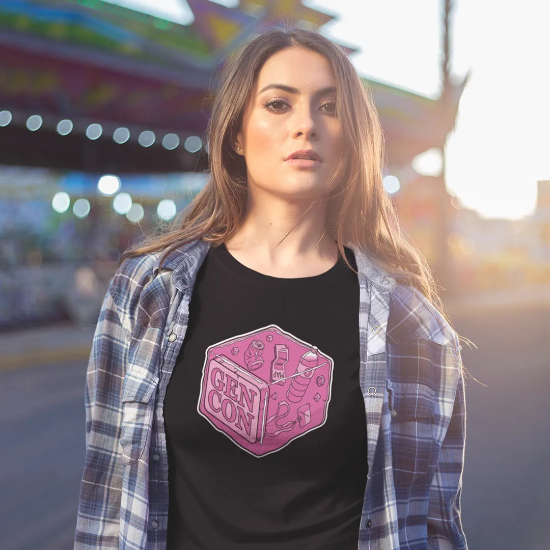 Gen Con Pink Gelatinous Cube femme T-shirt katoen