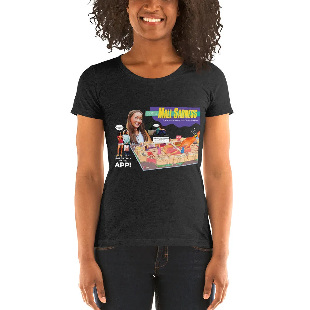 Roll A Crit Mall Sadness fitted T-shirt dames triblend