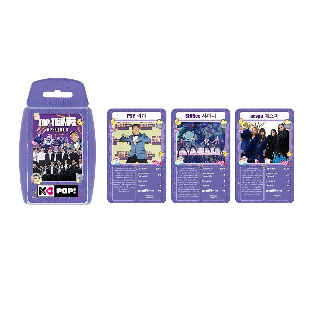 Top Trumps K-Pop kaartspel 30 kaarten met BTS en Seventeen