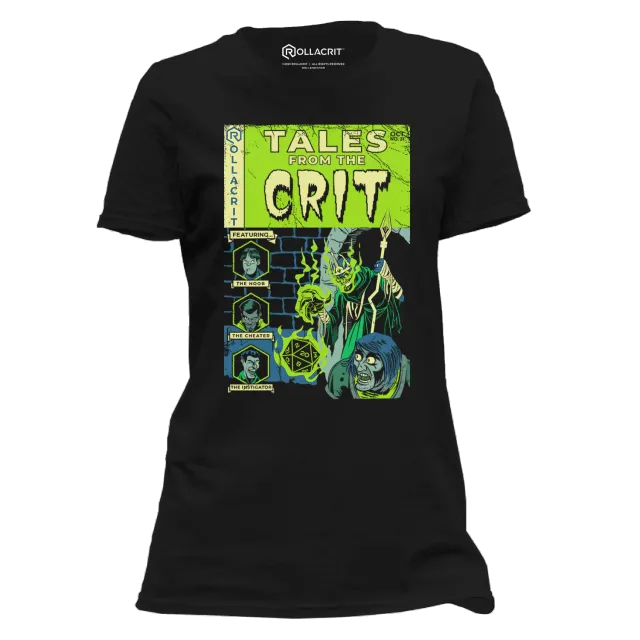 Roll A Crit Tales From the Crit Relaxed T-shirt katoen
