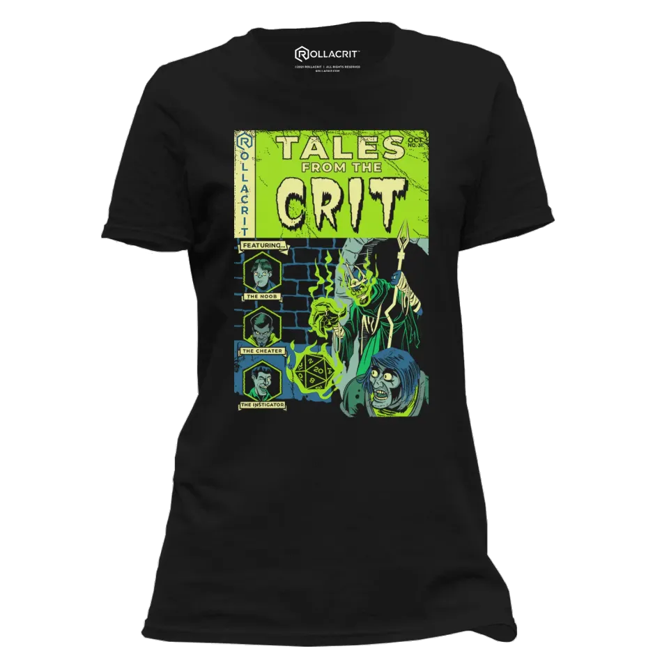 Roll A Crit Tales From the Crit Relaxed T-shirt katoen