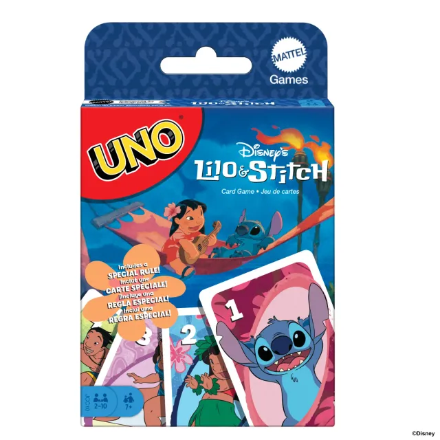 UNO Disney Lilo & Stitch kaartspel met Ohana-regel